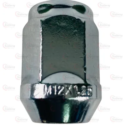 Гайка Колісна M12x1,25x35мм Конус Хром Ключ 21