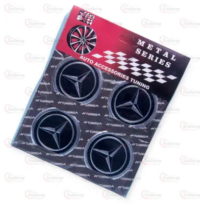 Наклейка d60 4шт на ковпаки MERCEDES