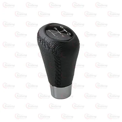 Ручка КПП F-5592BK-6R (нитка чорна) перфорація часткова