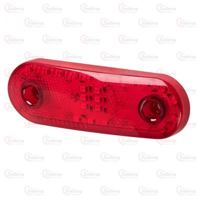 Габарит - Червоний 115х40мм 12/24V Led 21 Діод ТН-1832