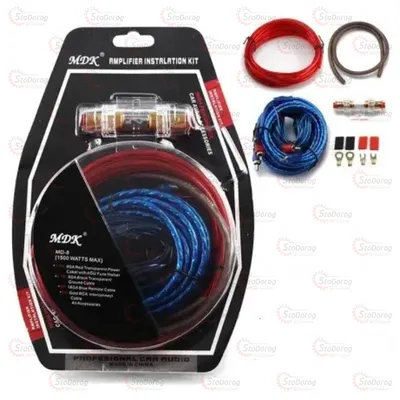 Набір Проводів Саб-Вуфера 6AWG 8,36 Кв.м MD-8