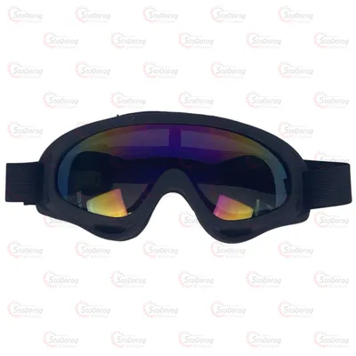 Окуляри Для Кросового Шолома, Чорний Колір, Хамелеон скло