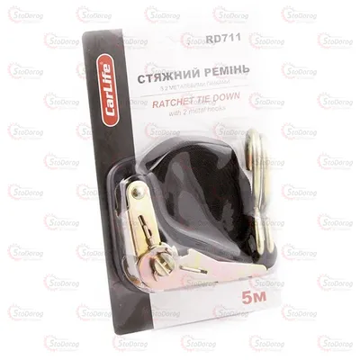 Стяжка груза CARLIFE 1т 5м 25мм 1шт RD711 2