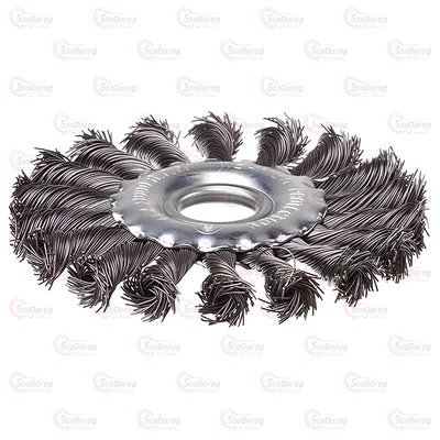 Щітка Дискова 125х22,2мм із плет. дроту Intertool BT-7125 2