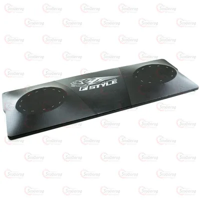 Полиця задня ВАЗ 2121/21213 (акустична) чорна з накатом (шкірозамінник)