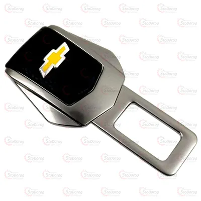 Заглушка ременя безпеки Графіт/шкіра Chevrolet