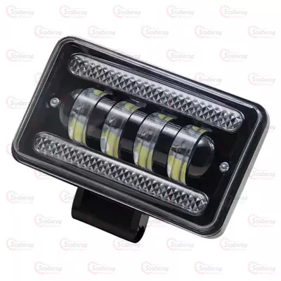 Фара-LED Прямокутна (15W*4) 0496-60W 2