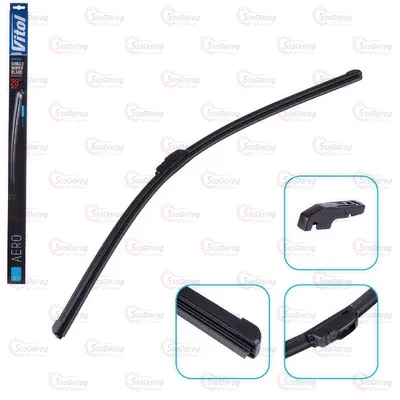 Дворник Бескаркасный Vitol Aero 28 700мм VB-28700