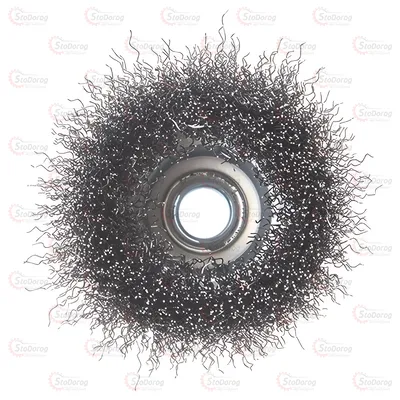 Щітка чашкова торцева 75мм з рифл. дроту (M14) Intertool BT-1075