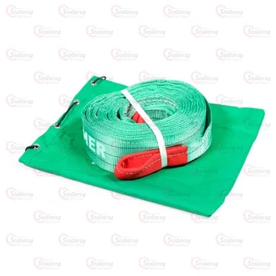 Трос Буксирувальний ARMER 25т 6м 90мм Петля Зелена Сумка ARM-255