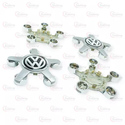 Ковпачок дисків 57/135 VW 4шт ЗІРКА під болти