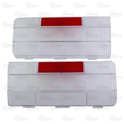 Скло ліхтаря 2106 задне біле комплект