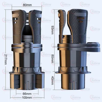 Підстаканник SB-2089 Карбон 2