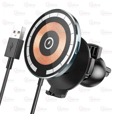 Автодержатель Телефона HOCO CW42 С беспроводной зарядкой MagSafe 5-15W 63649
