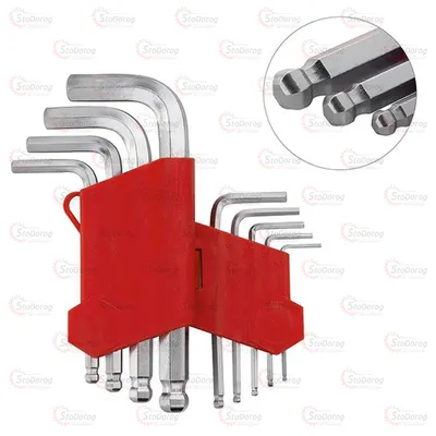 Набір шестигранн 1.5-10mm Intertool HT-0605