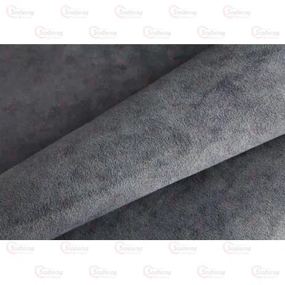 Тканина-алькантара графіт 1.45м х10см самоклеюча 2