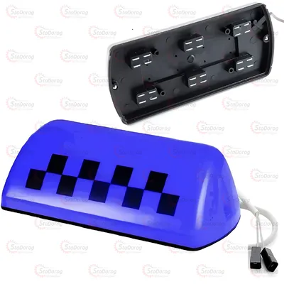 Фішка шашки таксі Синій 2