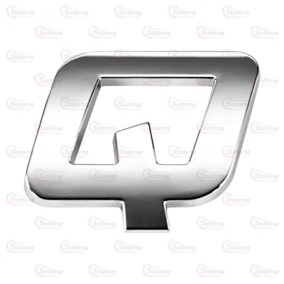 Літера  Велика   Коса Q 30211