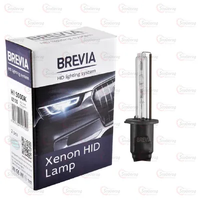 Лампа ксенон H1 5000K Brevia 35W 1шт