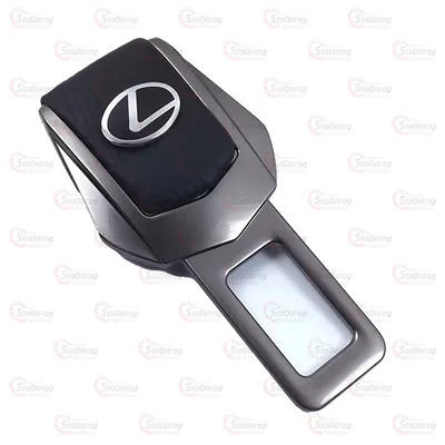 Заглушка ременя безпеки графіт/шкіра Lexus 70431