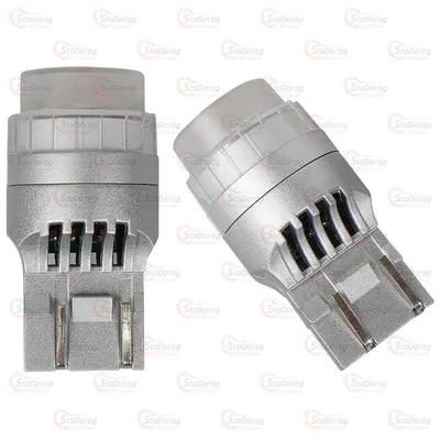 Світлодіод LED W21/5W T20 12V LED V8 5500K 1шт AMS VISION 7443 2