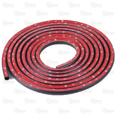 Ущільнювач D-type 14*12мм 1 п.м EPDM Водонепроникна