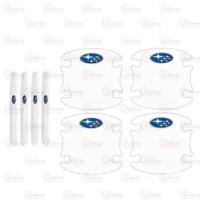 Плівка захист від подряпин Subaru силіконова прозора (8шт)