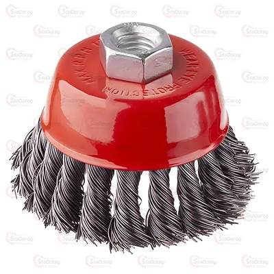 Щітка чашкова торцева 85мм з плет. дроту (M14) Intertool BT-2085 2