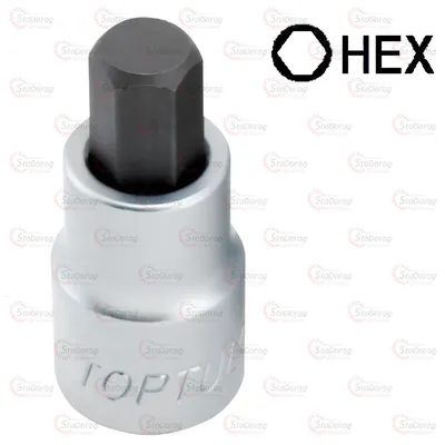 Головка З Насадкою HEX 12mm 55mm 1/2  TOPTUL BCDA1612