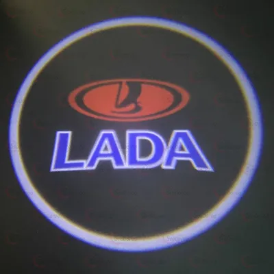 Підсвітка дверей логотип Lada 2