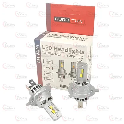 Лампа LED H4 Eurotun LH 12-24V 60W