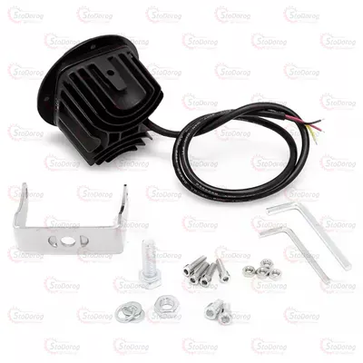 Фара-LED-Bi Круг S-28 15W 75*50 W/Y 10-80V 2