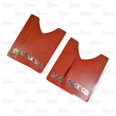 Бризковики SPARCO малі червоний 4шт 2