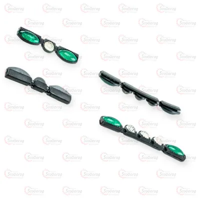 Катафот На Двері Круг-Овал Зелено/Білий