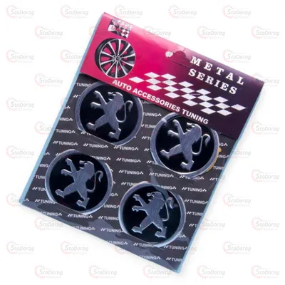 Наклейка d60 4шт на ковпаки PEUGEOT