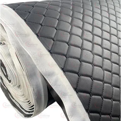 Шкіра - шкірзам чорний для обшивки салону, потолка, дверей. 1 пог.м. х 1,45м 2