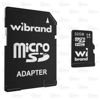 Флешка-карта Памяти 32Gb class 10 (adapter SD) Wibrand 254215