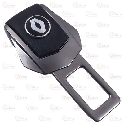 Заглушка ременя безпеки Графіт/шкіра Renault