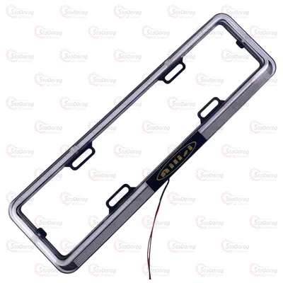 Рамка Номера З Підсвіткою Неон Синій 2