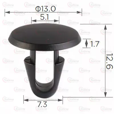 Кліпса Цвях GM Lexus Toyota Daewoo Chevrolet 2