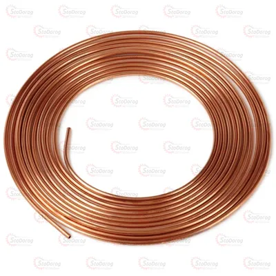 Гальмівна Трубка D 6 Мідна 2